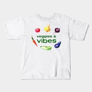 Veggies and Vibes Kids T-Shirt